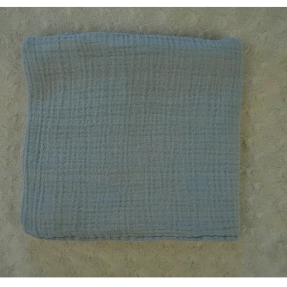 Yoga Sprout Solid Gray Baby Swaddle Blanket Muslin Cotton Security Lovey